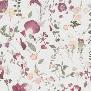 Profhome - Flowers wallcovering wall 397461 hot embossed non-woven wallpaper slightly textured with floral ornaments matt white violet pink green Profhome - Flowers wallcovering wall 397461 hot embossed non-woven wallpaper slightly textured with floral ornaments matt white violet pink green