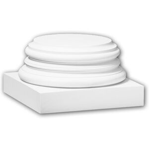 Profhome Decor - Full Column Base 113900 Profhome Column Decorative Element timeless classic design white Profhome Decor - Full Column Base 113900 Profhome Column Decorative Element timeless classic design white
