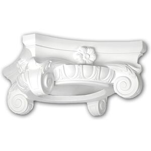 Profhome Decor - Full Column Capital 111003 Profhome Column Decorative Element Ionic style white Profhome Decor - Full Column Capital 111003 Profhome Column Decorative Element Ionic style white