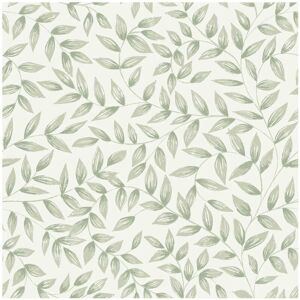 Grandeco Jessy Inia Sage Green Leaf Wallpaper Paste The Wall Vinyl Scrubbable Grandeco Jessy Inia Sage Green Leaf Wallpaper Paste The Wall Vinyl Scrubbable