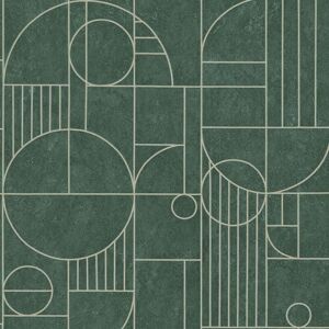 Profhome 386993-GU Green-Opal Green Geometric Textured Wallpaper - Wall Decor Profhome 386993-GU Green-Opal Green Geometric Textured Wallpaper - Wall Decor