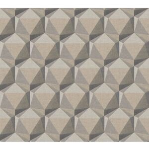 Profhome 387481-GU Non-Woven Wallpaper - Retro Geometric Pattern Profhome 387481-GU Non-Woven Wallpaper - Retro Geometric Pattern