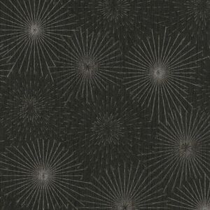 Profhome - Graphic wallpaper wall 388181 hot embossed non-woven wallpaper slightly textured with abstract pattern subtly glittering black gold silver Profhome - Graphic wallpaper wall 388181 hot embossed non-woven wallpaper slightly textured with abstract pattern subtly glittering black gold silver