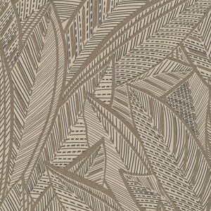 Profhome - Graphic wallpaper wall 399332 non-woven wallpaper slightly textured with floral ornaments shimmering bronze black 5.33 m2 Profhome - Graphic wallpaper wall 399332 non-woven wallpaper slightly textured with floral ornaments shimmering bronze black 5.33 m2