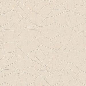 Profhome - Graphic wallpaper wall 399342 non-woven wallpaper slightly textured with abstract pattern and metallic highlights beige cream white 5.33 m2 Profhome - Graphic wallpaper wall 399342 non-woven wallpaper slightly textured with abstract pattern and metallic highlights beige cream white 5.33 m2