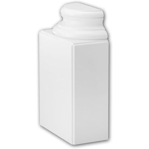 Profhome White Half Column Base - Lightweight, Sturdy Polyurethane Foam Profhome White Half Column Base - Lightweight, Sturdy Polyurethane Foam