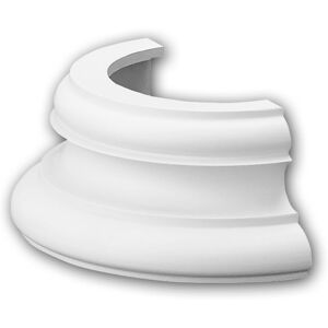 Profhome Decor - Half Column Base 117200 Profhome Column Decorative Element timeless classic design white Profhome Decor - Half Column Base 117200 Profhome Column Decorative Element timeless classic design white