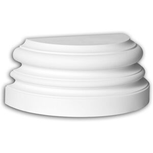Profhome 447202 White Half Column Base - Half Column Base Profhome 447202 White Half Column Base - Half Column Base