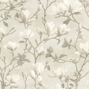 Holden Decor - Petalina Dove Wallpaper Floral Luxury Textured Italian Vinyl Holden Decor - Petalina Dove Wallpaper Floral Luxury Textured Italian Vinyl