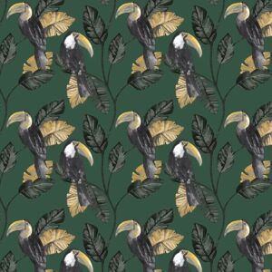 Holden Decor Premium Tiki Green Wallpaper Bird Jungle Paste The Wall Botanical Holden Decor Premium Tiki Green Wallpaper Bird Jungle Paste The Wall Botanical