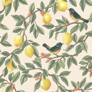 HOLDEN DECOR Holden Lemon Leaf Trail Cream Orange Wallpaper Botanical Paste The Paper HOLDEN DECOR Holden Lemon Leaf Trail Cream Orange Wallpaper Botanical Paste The Paper