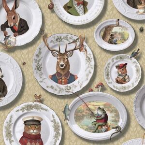 Holden Decor Animals Vintage Tea Party Wallpaper - Wallpaper Holden Decor Animals Vintage Tea Party Wallpaper - Wallpaper