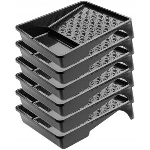 KADAX Plastic Paint Tray, Paint Tray, 25 x 33 cm, Black, 6 Pieces KADAX Plastic Paint Tray, Paint Tray, 25 x 33 cm, Black, 6 Pieces