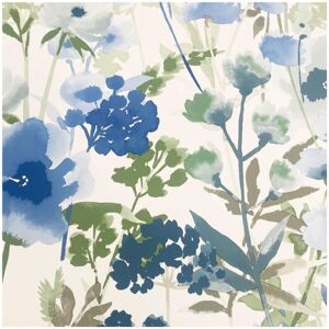 MURIVA Lansfield Countryside Floral Blue Wallpaper Paste The Paper Heavyweight MURIVA Lansfield Countryside Floral Blue Wallpaper Paste The Paper Heavyweight