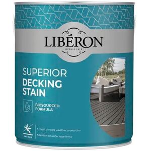 Superior Decking Stain - Light Silver - 2.5L - Liberon Superior Decking Stain - Light Silver - 2.5L - Liberon
