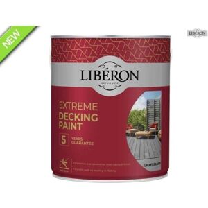 Liberon - 126139 Extreme Decking Paint Light Silver 2.5 Litre LIB126139 Liberon - 126139 Extreme Decking Paint Light Silver 2.5 Litre LIB126139
