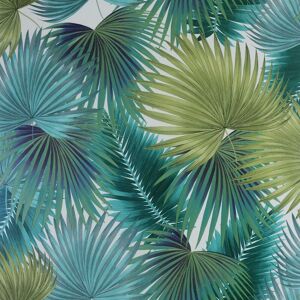 Monteverde Wallpaper Arthouse Teal Citrus Glitter Tropical Palm Leaf Natural Monteverde Wallpaper Arthouse Teal Citrus Glitter Tropical Palm Leaf Natural