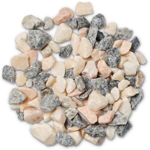Natural Coral Bulk Bag 850 kg Premium Chippings - 16-32 mm White Gravel with Rose Tones - L100 x W100 x H80 cm Natural Coral Bulk Bag 850 kg Premium Chippings - 16-32 mm White Gravel with Rose Tones - L100 x W100 x H80 cm