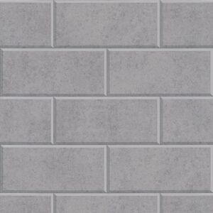Profhome - Stone tile wallpaper wall 343224 non-woven wallpaper slightly textured stone look matt grey 7.035 m2 (75 ft2) Profhome - Stone tile wallpaper wall 343224 non-woven wallpaper slightly textured stone look matt grey 7.035 m2 (75 ft2)