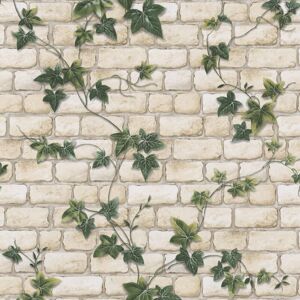 Profhome 980434-GU Nature Beige Green Wallpaper - Wallpaper Profhome 980434-GU Nature Beige Green Wallpaper - Wallpaper