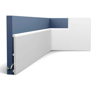 Orac - Skirting Decor SX212 cascade Base molding Stucco moulding Decorative moulding contemporary design white 2 m Orac - Skirting Decor SX212 cascade Base molding Stucco moulding Decorative moulding contemporary design white 2 m