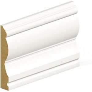 MARLBOROUGH PACK OF 10 (Total 10 Units) - 18mm Thick Primed MDF Victorian Skirting Board - 18mm (T) x 100mm (W) x 4200mm (L) MARLBOROUGH PACK OF 10 (Total 10 Units) - 18mm Thick Primed MDF Victorian Skirting Board - 18mm (T) x 100mm (W) x 4200mm (L)