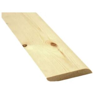 Marlborough - pack of 10 (Total 10 Units) - 19mm Chamfered & Round/Bullnosed Skirting - 19mm x 100mm - (act size 14.5 x 96mm) - 4800mm Marlborough - pack of 10 (Total 10 Units) - 19mm Chamfered & Round/Bullnosed Skirting - 19mm x 100mm - (act size 14.5 x 96mm) - 4800mm