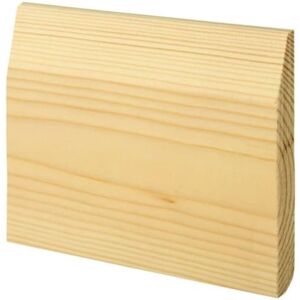 Marlborough - pack of 15 - Dual Purpose Chamfered & Bullnose Natural Pine Skirting- 19mm x 167mm - 4.2m Length Marlborough - pack of 15 - Dual Purpose Chamfered & Bullnose Natural Pine Skirting- 19mm x 167mm - 4.2m Length