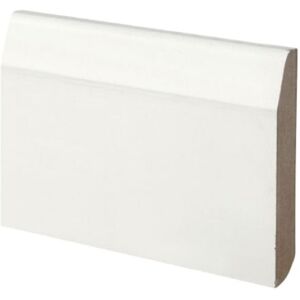 Marlborough - pack of 15 - Dual Purpose Chamfered & Bullnose Primed mdf Skirting- 18mm x 119mm - 3.66m Length Marlborough - pack of 15 - Dual Purpose Chamfered & Bullnose Primed mdf Skirting- 18mm x 119mm - 3.66m Length