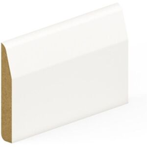 MARLBOROUGH Pack of 15 (Total 15 Units) - 18mm Thick Primed mdf Dual Purpose Chamfered & Round Skirting Board - 18mm (t) x 94mm (w) x 4200mm (l) MARLBOROUGH Pack of 15 (Total 15 Units) - 18mm Thick Primed mdf Dual Purpose Chamfered & Round Skirting Board - 18mm (t) x 94mm (w) x 4200mm (l)