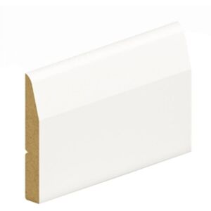 Marlborough - pack of 5 (Total 5 Units) - 14.5mm Thick Primed mdf Chamfered & Round Skirting Board - 14.5mm (t) x 94mm (w) x 4200mm (l) Marlborough - pack of 5 (Total 5 Units) - 14.5mm Thick Primed mdf Chamfered & Round Skirting Board - 14.5mm (t) x 94mm (w) x 4200mm (l)