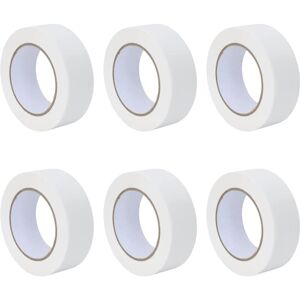 Painter Masking Tapes 6 pcs White 38mm x 50m Paper vidaXL Painter Masking Tapes 6 pcs White 38mm x 50m Paper vidaXL