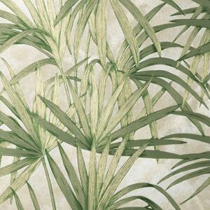 Fine Decor Palm Leaf Wallpaper - Heavyweight Vinyl Tropical Green Glitter Fine Decor Palm Leaf Wallpaper - Heavyweight Vinyl Tropical Green Glitter