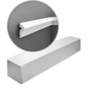 Orac Decor AXXENT PX175-box-4 Panel moulding - modern, white, impact-resistant - Panel moulding Orac Decor AXXENT PX175-box-4 Panel moulding - modern, white, impact-resistant - Panel moulding