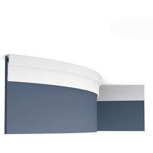 Orac - Panel moulding Decor PX198F modern Flexible moulding Skirting Coving contemporary design white 2 m Orac - Panel moulding Decor PX198F modern Flexible moulding Skirting Coving contemporary design white 2 m
