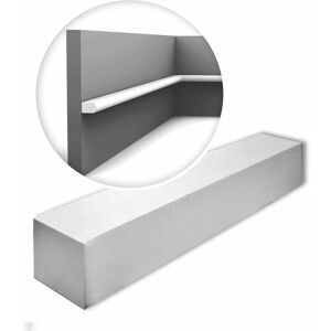 Orac - Decor PX209-box modern RIBBON1 Box 70 pieces Panel moulding contemporary design white 140 m Orac - Decor PX209-box modern RIBBON1 Box 70 pieces Panel moulding contemporary design white 140 m