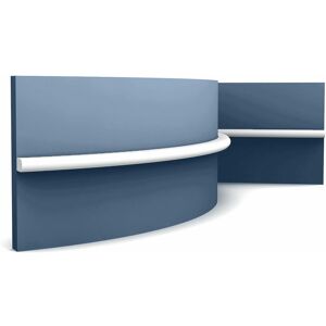 Panel moulding Orac Decor PX209F modern ribbon Decorative moulding Stucco moulding contemporary design white 2 m Panel moulding Orac Decor PX209F modern ribbon Decorative moulding Stucco moulding contemporary design white 2 m