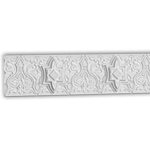 Profhome Decor 151502 Wall Mold - Moroccan Style - White 2m Profhome Decor 151502 Wall Mold - Moroccan Style - White 2m