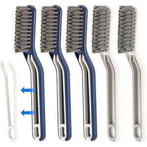 Linghhang - 5 Pcs Multifunctional Bath Floor Joint Brush, 2 in 1 Floor Cleaning Brush with Clips, Crack Brush Bathroom Cleaning Tool Hard Bristle Linghhang - 5 Pcs Multifunctional Bath Floor Joint Brush, 2 in 1 Floor Cleaning Brush with Clips, Crack Brush Bathroom Cleaning Tool Hard Bristle