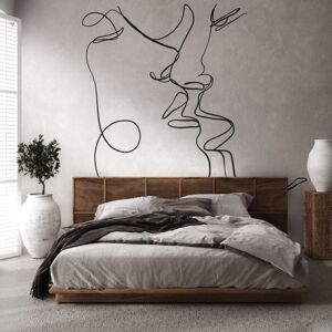 Profhome - Photo wallpaper 382841 hot embossed non-woven wallpaper smooth with graphical pattern matt grey black 3.71 m x 2.8 m Profhome - Photo wallpaper 382841 hot embossed non-woven wallpaper smooth with graphical pattern matt grey black 3.71 m x 2.8 m