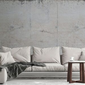 Profhome - Photo wallpaper 392541 hot embossed non-woven wallpaper smooth in concrete look matt grey beige green 1.59 m x 2.8 m Profhome - Photo wallpaper 392541 hot embossed non-woven wallpaper smooth in concrete look matt grey beige green 1.59 m x 2.8 m