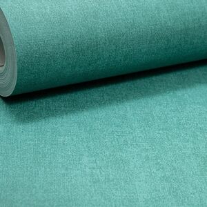 Rasch - Plain Green Wallpaper Linen Effect Smooth Finish Paste The Wall Quality Vinyl Rasch - Plain Green Wallpaper Linen Effect Smooth Finish Paste The Wall Quality Vinyl