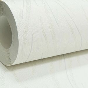 Erismann White Stripes & Waves Wallpaper - Wall Covering 5.33 sqm Erismann White Stripes & Waves Wallpaper - Wall Covering 5.33 sqm