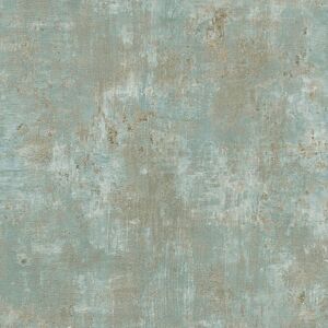 Profhome - Plaster look wallpaper wall 396704 hot embossed non-woven wallpaper textured with tangible texture and metallic highlights green blue gold Profhome - Plaster look wallpaper wall 396704 hot embossed non-woven wallpaper textured with tangible texture and metallic highlights green blue gold