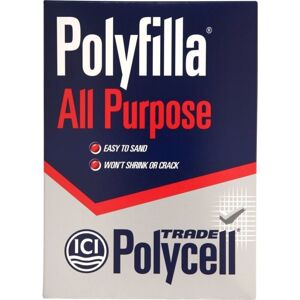 Polyfilla - Polycell Trade All Purpose Powder Filler - 2 Kg Polyfilla - Polycell Trade All Purpose Powder Filler - 2 Kg