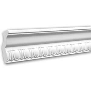Profhome Decor - Cornice Moulding 150112F Profhome Flexible Moulding Coving Cornice Crown Moulding timeless classic design white 2 m Profhome Decor - Cornice Moulding 150112F Profhome Flexible Moulding Coving Cornice Crown Moulding timeless classic design white 2 m