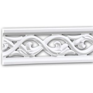 Profhome Decor - Panel Moulding 151364 Profhome Dado Rail Decorative Moulding Frieze Moulding Rococo Baroque style white 2 m Profhome Decor - Panel Moulding 151364 Profhome Dado Rail Decorative Moulding Frieze Moulding Rococo Baroque style white 2 m