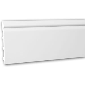 Profhome Decor - Skirting 153110 Profhome Base Moulding Baseboard Decorative Moulding Skirting Board Neo-Classicism style white 2 m Profhome Decor - Skirting 153110 Profhome Base Moulding Baseboard Decorative Moulding Skirting Board Neo-Classicism style white 2 m