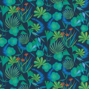 Rasch - Botanical Leaves Navy Wallpaper Flowers Naturistic Paste The Wall Vinyl Rasch - Botanical Leaves Navy Wallpaper Flowers Naturistic Paste The Wall Vinyl