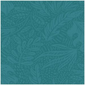 Rasch Flower Foliage Paste The Wall Wallpaper Non Woven Extra Washable Teal Rasch Flower Foliage Paste The Wall Wallpaper Non Woven Extra Washable Teal